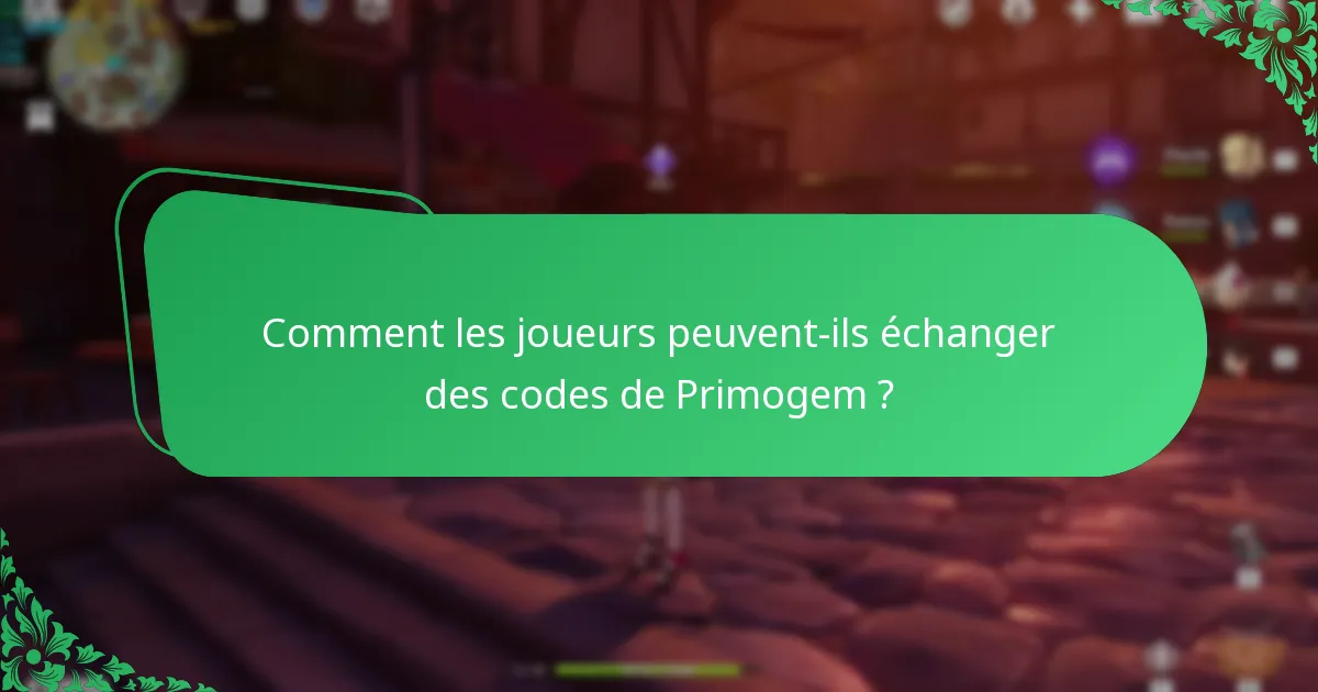 Quelles sont les variations linguistiques pour les codes de Primogem ?